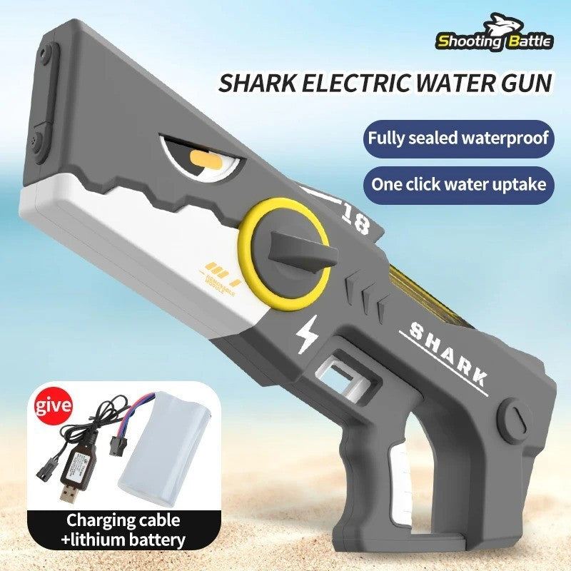 Shark Strike Electric Water Blaster - High Pressure Shark Gun Toy