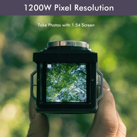 Lightweight Mini Vintage Camera with Autofocus - Perfect for Vlogging & Gifts