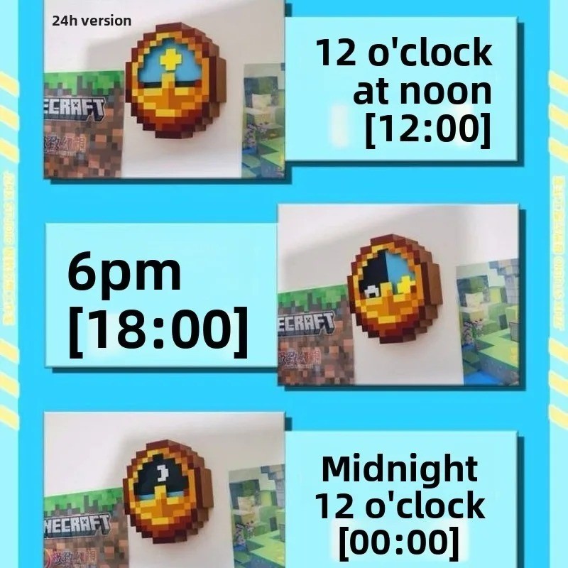 The Ultimate Minecraft Day & Night Cycle Clock βοΈπ