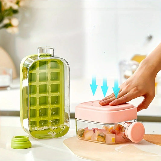 🚀 THE SUMMER SAVIOR ❄️ 2-in-1 Rapid Ice-Press & Hydra-Flask