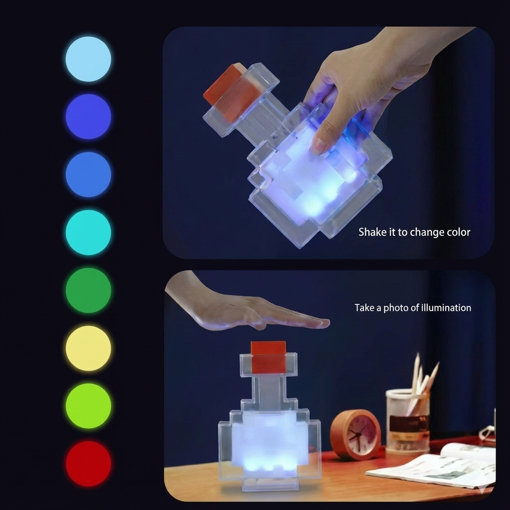 The Ultimate Minecraft Color-Changing Potion Lamp 🌈🔮