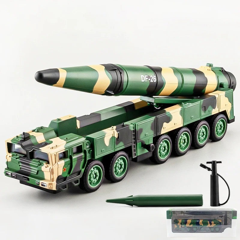 1:50 Dongfeng Missile Carrier Diecast - Metal ICBM Launcher Model - 7 Variations