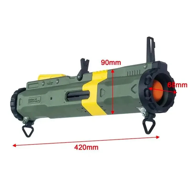 M72 LAW Style Rocket Launcher Builder Kit - 3D Printed Blaster Airsoft Safe