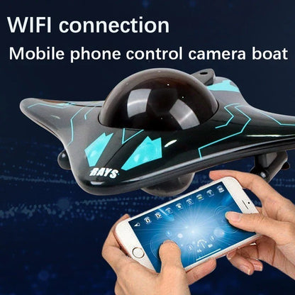 Mini WiFi RC Boat - Underwater Camera Submarine - Real-Time Video Stream