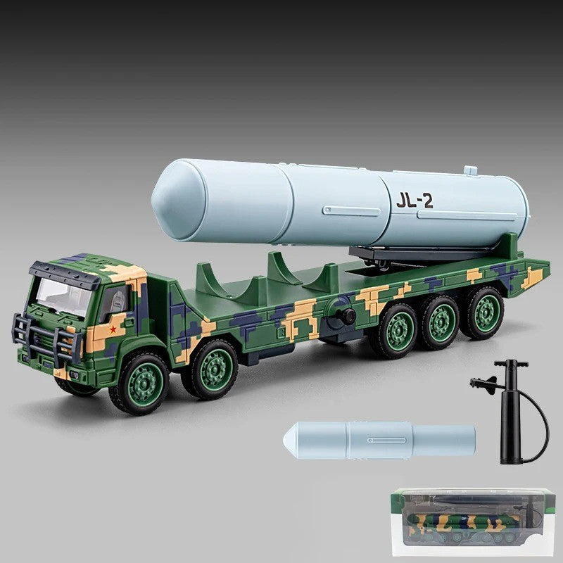 1:50 Dongfeng Missile Carrier Diecast - Metal ICBM Launcher Model - 7 Variations