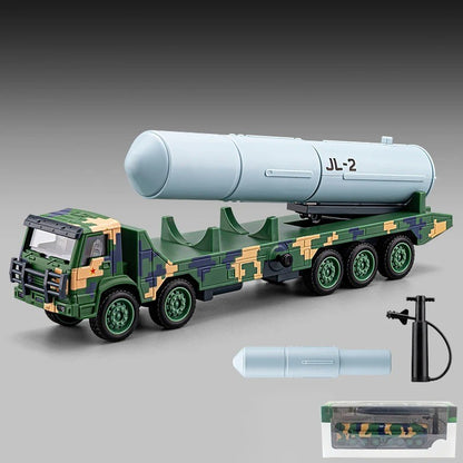 1:50 Dongfeng Missile Carrier Diecast - Metal ICBM Launcher Model - 7 Variations