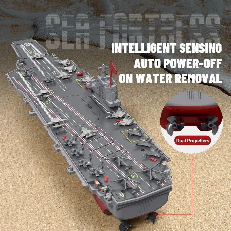 RC Aircraft Carrier JJRC S19- 2.4GHz Aircraft Battleship - Sea Fortress