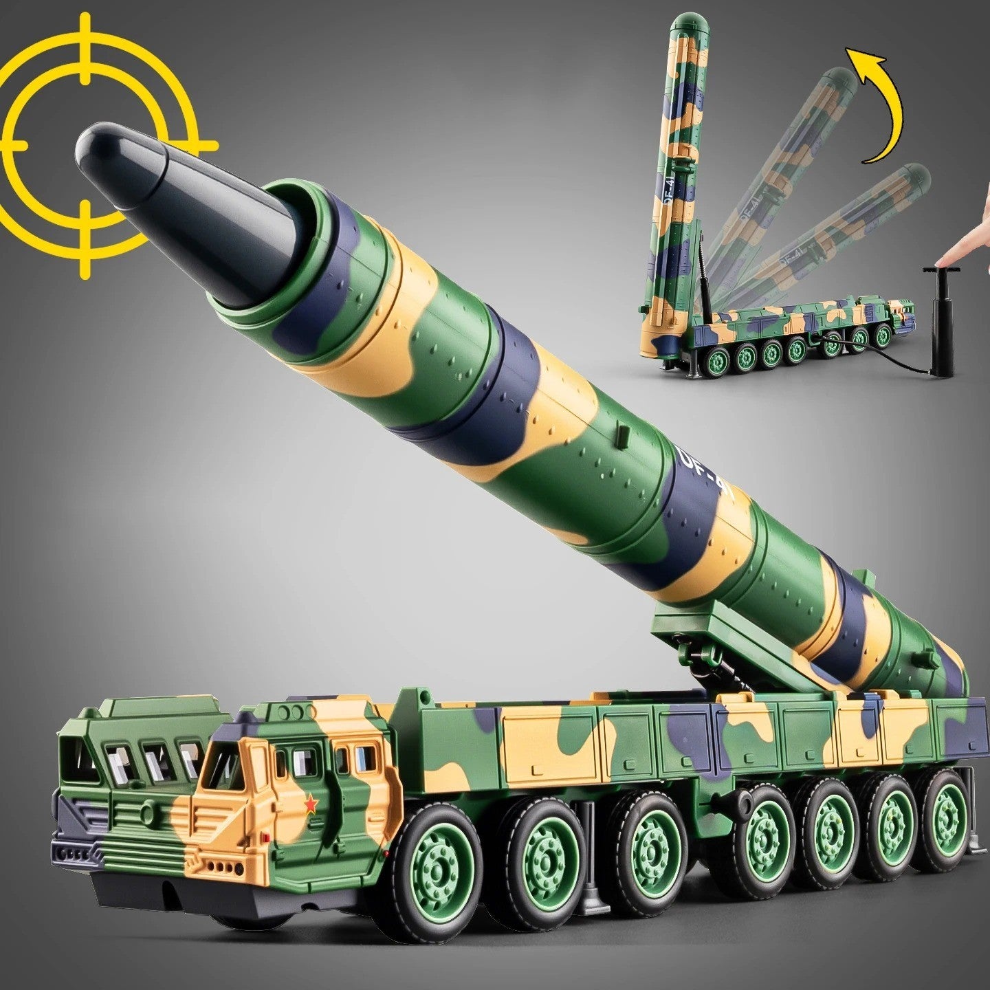 1:50 Dongfeng Missile Carrier Diecast - Metal ICBM Launcher Model - 7 Variations