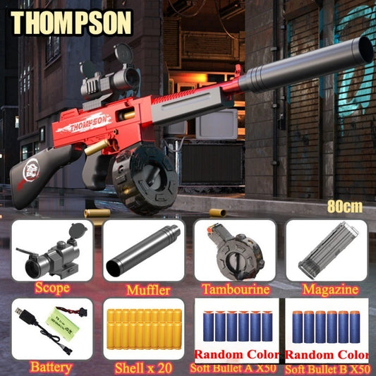 Electric Shell-Ejecting Thompson Style Blaster