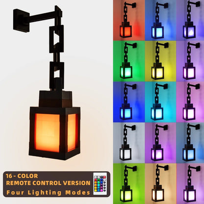 Minecraft LED lantern Remote Control 16 Color Changing