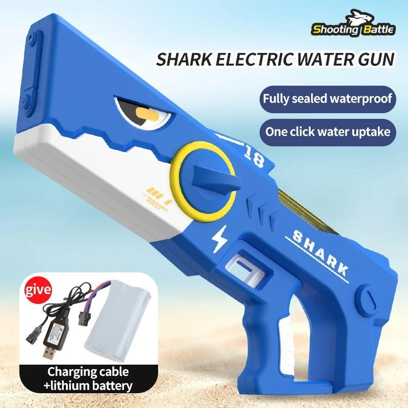 Shark Strike Electric Water Blaster - High Pressure Shark Gun Toy