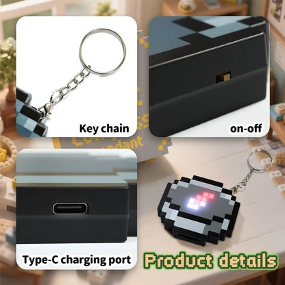 🧭 The Pixel Wayfinder™ LED Compass Keychain | Rechargeable