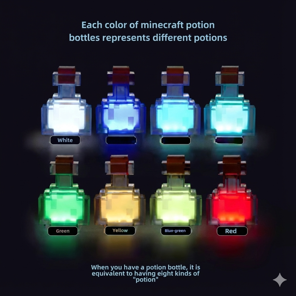 The Ultimate Minecraft Color-Changing Potion Lamp 🌈🔮