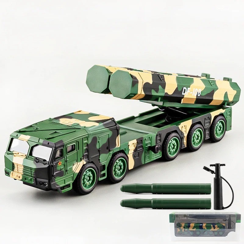 1:50 Dongfeng Missile Carrier Diecast - Metal ICBM Launcher Model - 7 Variations