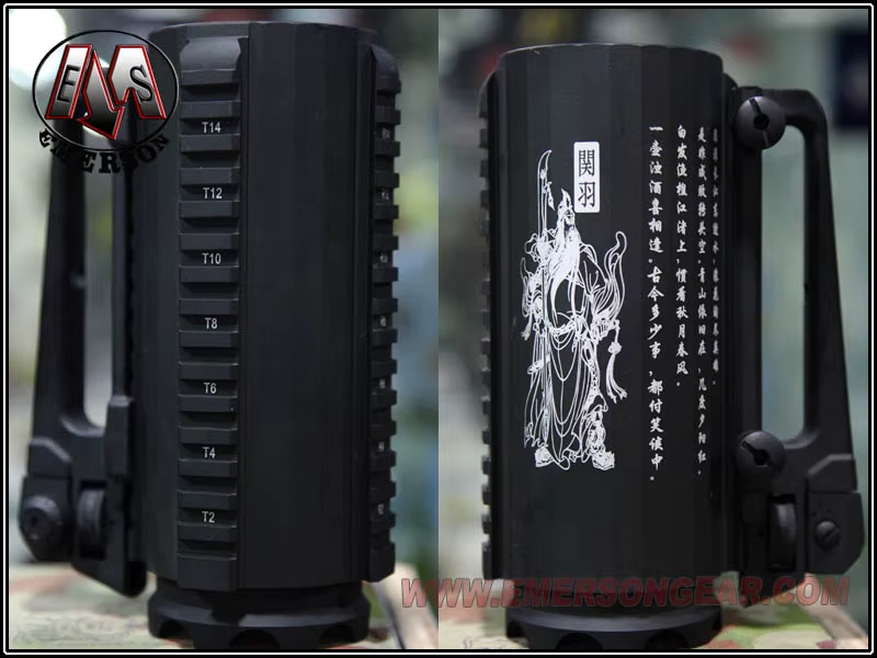 Tactical Aluminum Battle Mug - Picatinny Rail Beer Stein - Military Hunting Cup
