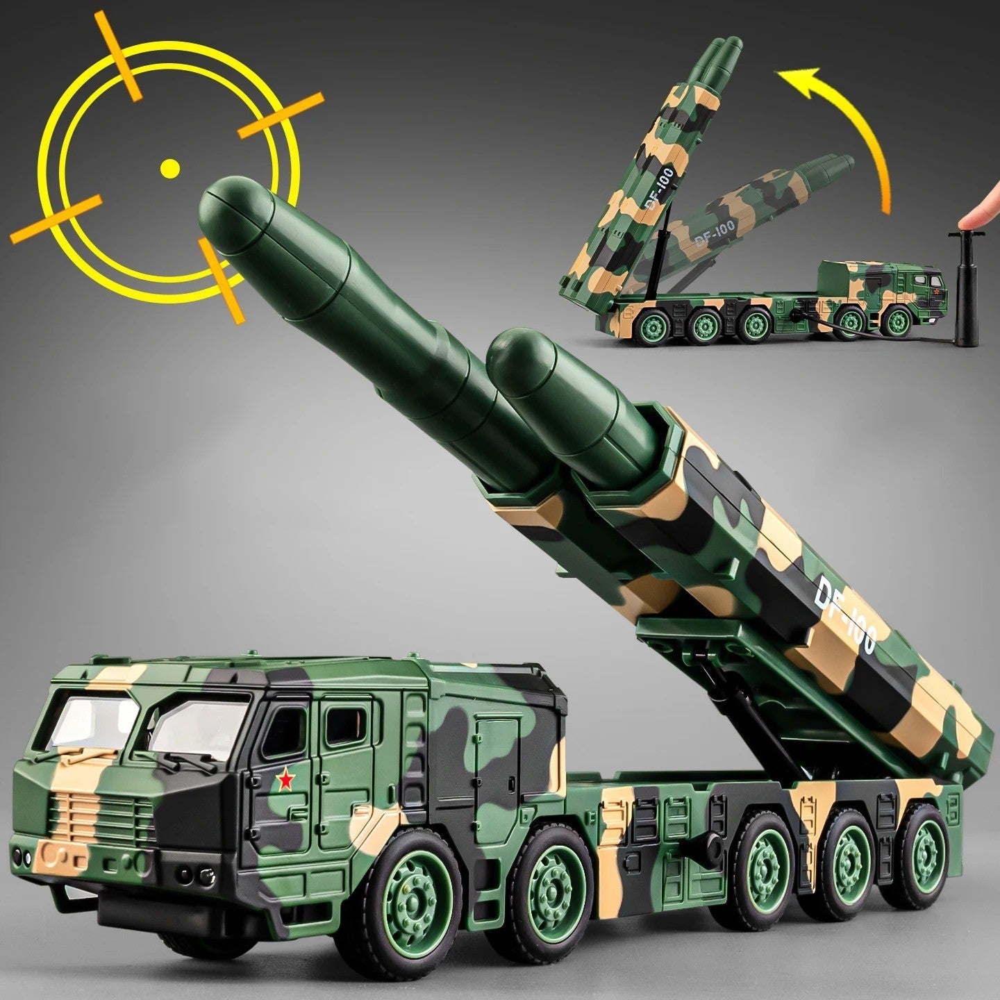 1:50 Dongfeng Missile Carrier Diecast - Metal ICBM Launcher Model - 7 Variations