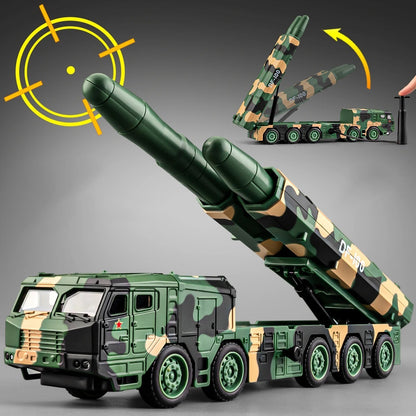 1:50 Dongfeng Missile Carrier Diecast - Metal ICBM Launcher Model - 7 Variations