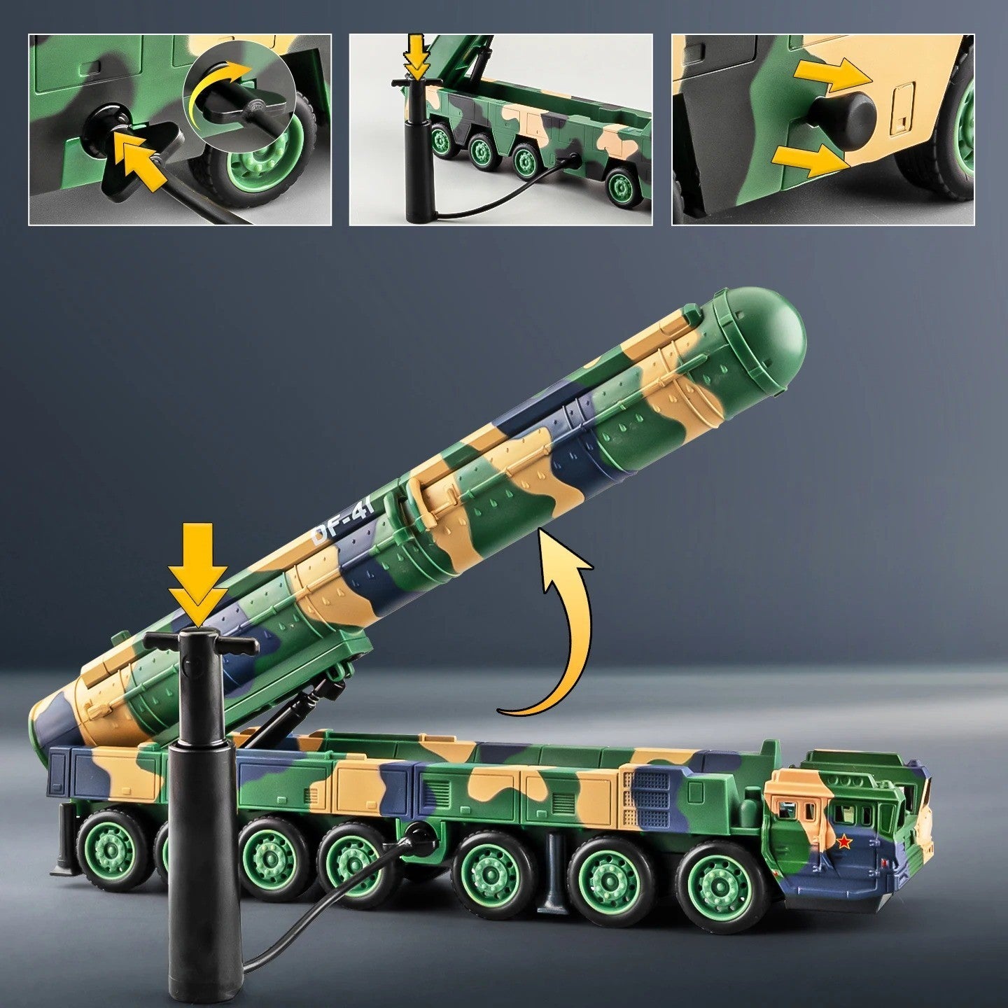 1:50 Dongfeng Missile Carrier Diecast - Metal ICBM Launcher Model - 7 Variations