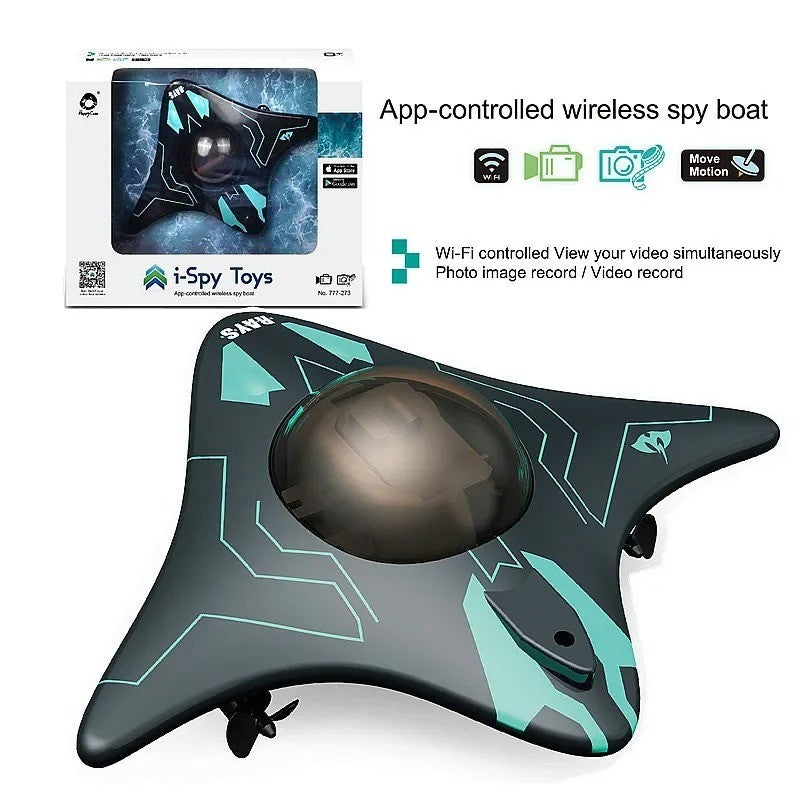 Mini WiFi RC Boat - Underwater Camera Submarine - Real-Time Video Stream